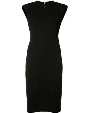 Akris Punto Zipped Neck Dress - Black