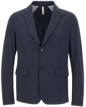 DUNO Single-Breasted Blazer - Blue