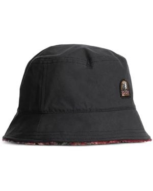 Parajumpers Reversible Plaid Bucket Hat - Black