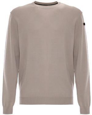 Rrd Crew-Neck Knit Sweater - Grey