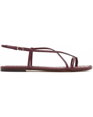 Sam Edelman Sandalias Calla De Piel Con Efecto De Piel De Cocodrilo - Blanco