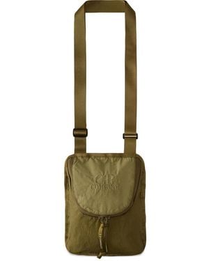 C.P. Company Messengertas Met Geborduurd Logo - Groen