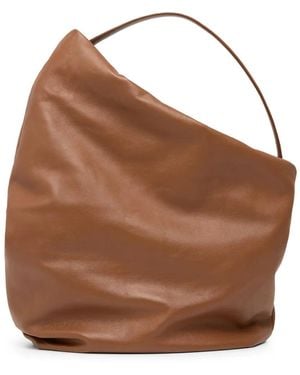 Marsèll Fanta Lunga Leather Tote Bag - Brown