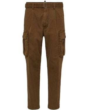 DSquared² `Hunter` One Pleat Pants - Brown