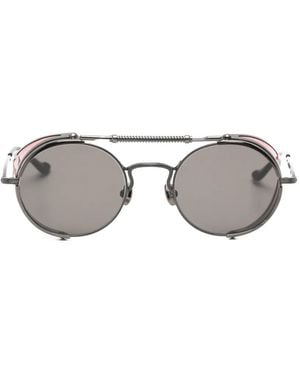 Matsuda Round-Frame Sunglasses - Grey