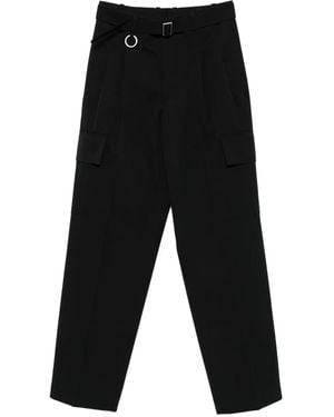 Etudes Studio Belted Cargo Trousers - Black