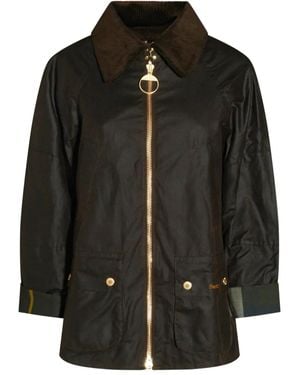 Barbour Allerston コーデュロイカラーコート - ブラック