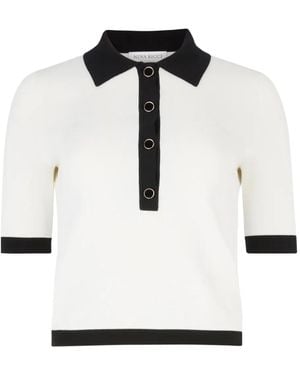 Nina Ricci Button Short-Sleeves Polo Shirt - Black