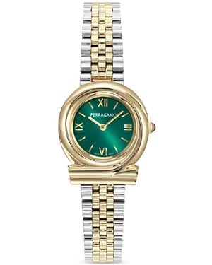 Ferragamo Gancini Twisted Armbanduhr 28Mm - Mettallic