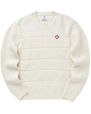 CASABLANCA Alpaca Mix Knitwear For - White