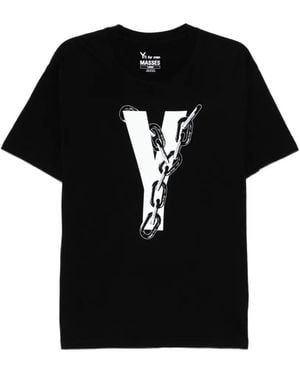 Y's Yohji Yamamoto For X Masses Graphic-Printed T-Shirt - Black