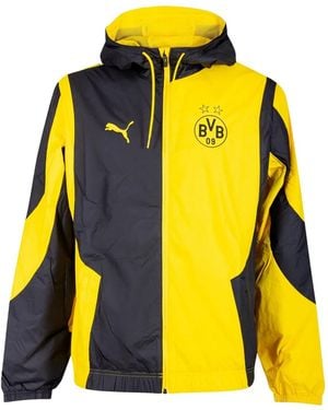 PUMA Borussia Dortmund フーデッドジャケット - イエロー