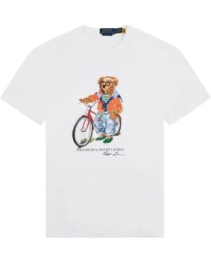 Polo Ralph Lauren Polo Bear Cotton T-shirt - White