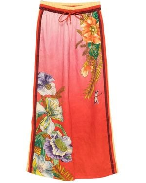 ALÉMAIS Pantaloni Inez - Rosso