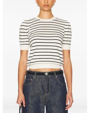 FRAME Striped T-Shirt - White