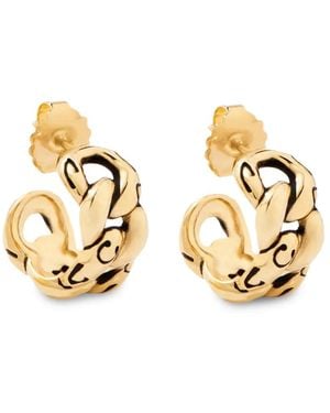 Aurelie Bidermann Imbali Hoop Earrings - Metallic