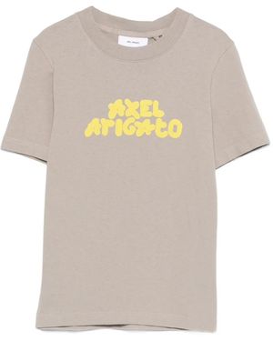 Axel Arigato Bubble Logo-Print T-Shirt - White