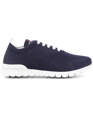Kiton Mesh-Design Running Shoes - Blue