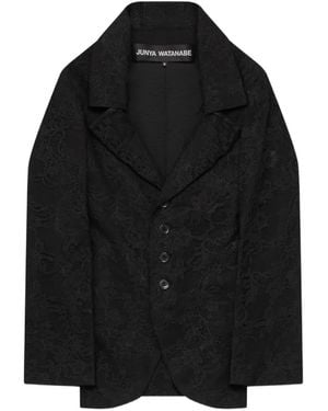 Junya Watanabe Floral Button Jacket - Black