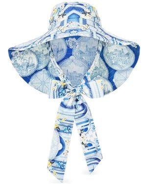 CAMILLA De Nada Granada Bucket Hat - Blue