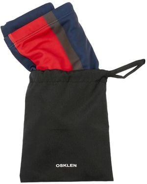 Osklen Riva Stripe-Panel Swim Briefs - Red