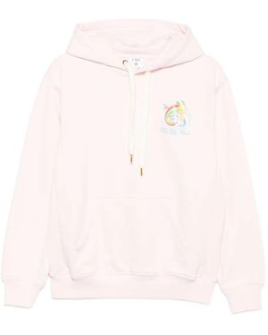 CASABLANCA Manga Tennis Ball Hoodie - Pink