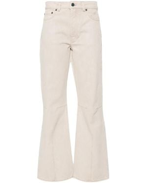 Our Legacy Moto-Cut Flared Jeans - Natural
