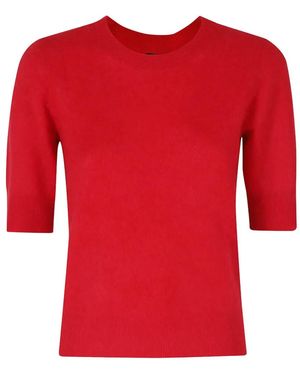 Herskind Short-Sleeve Knitted Jumper - Red