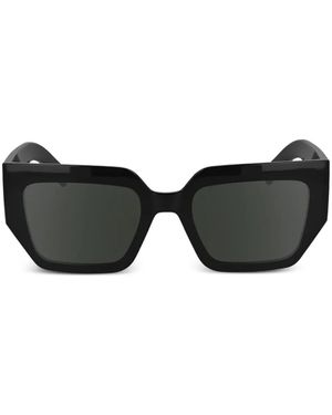 Karl Lagerfeld ジオメトリックフレーム サングラス - ブラック