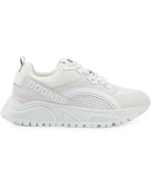 Bogner Malaga Perforated Trainers - White