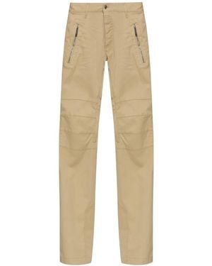 DSquared² Logo-Patch Paneled Pants - Natural