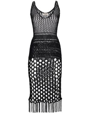 Laneus Knitted Dress - Black