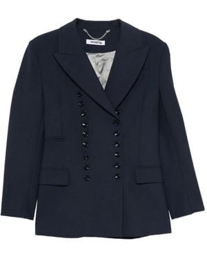 Vivetta Double-Breasted Jacket - Blue
