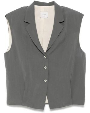 Alysi Peache-Touch Gilet - Gray