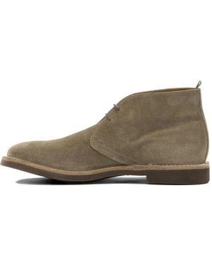Officine Creative Suede Lace-Up Boots - Grey