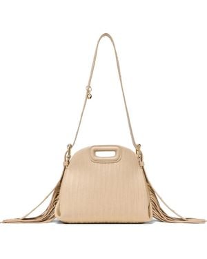 Maje Miss M Fringed Tote Bag - Natural