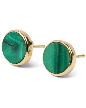 Veert Round Earrings - Green