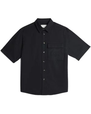 CIARAN Cc1 Club Embroidered Cotton Shirt - Blue