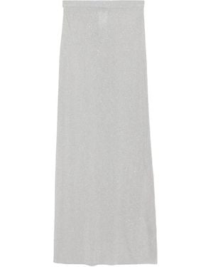 Tom Ford Falda Con Detalle De Lentejuelas - Blanco