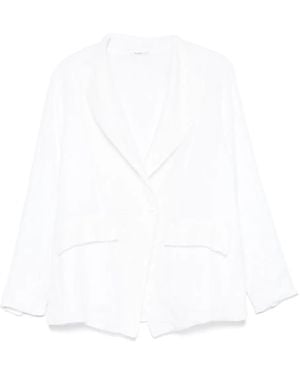 Transit Blazer Doppiopetto Con Finitura - Bianco