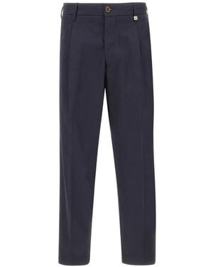Myths Pleat Loop Trousers - Blue