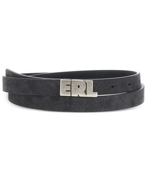 ERL Logo-Plaque Belt - White