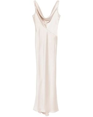 Amsale Satin Gown - White