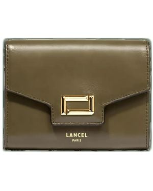 Lancel Angele Leather Wallet - Green