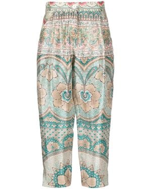 Pierre Louis Mascia Cropped Broek - Blauw