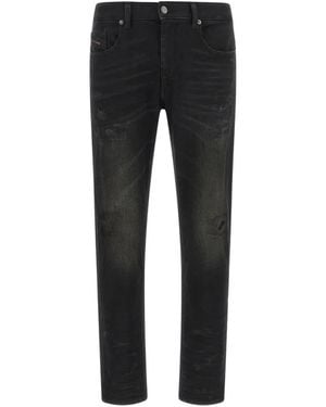DIESEL Vaqueros Slim Con Cintura Regular 2019 D-Strukt - Negro