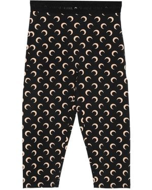 Marine Serre Trousers - Black