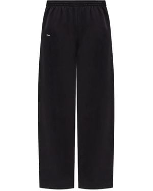 PANGAIA Elasticated-Waistband Track Trousers - Black