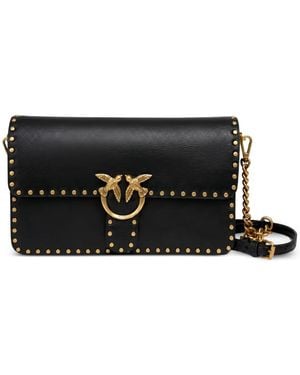 Pinko Love Birds Shoulder Bag - Black