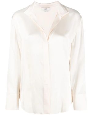 Vince Camicia A Maniche Lunghe - Bianco
